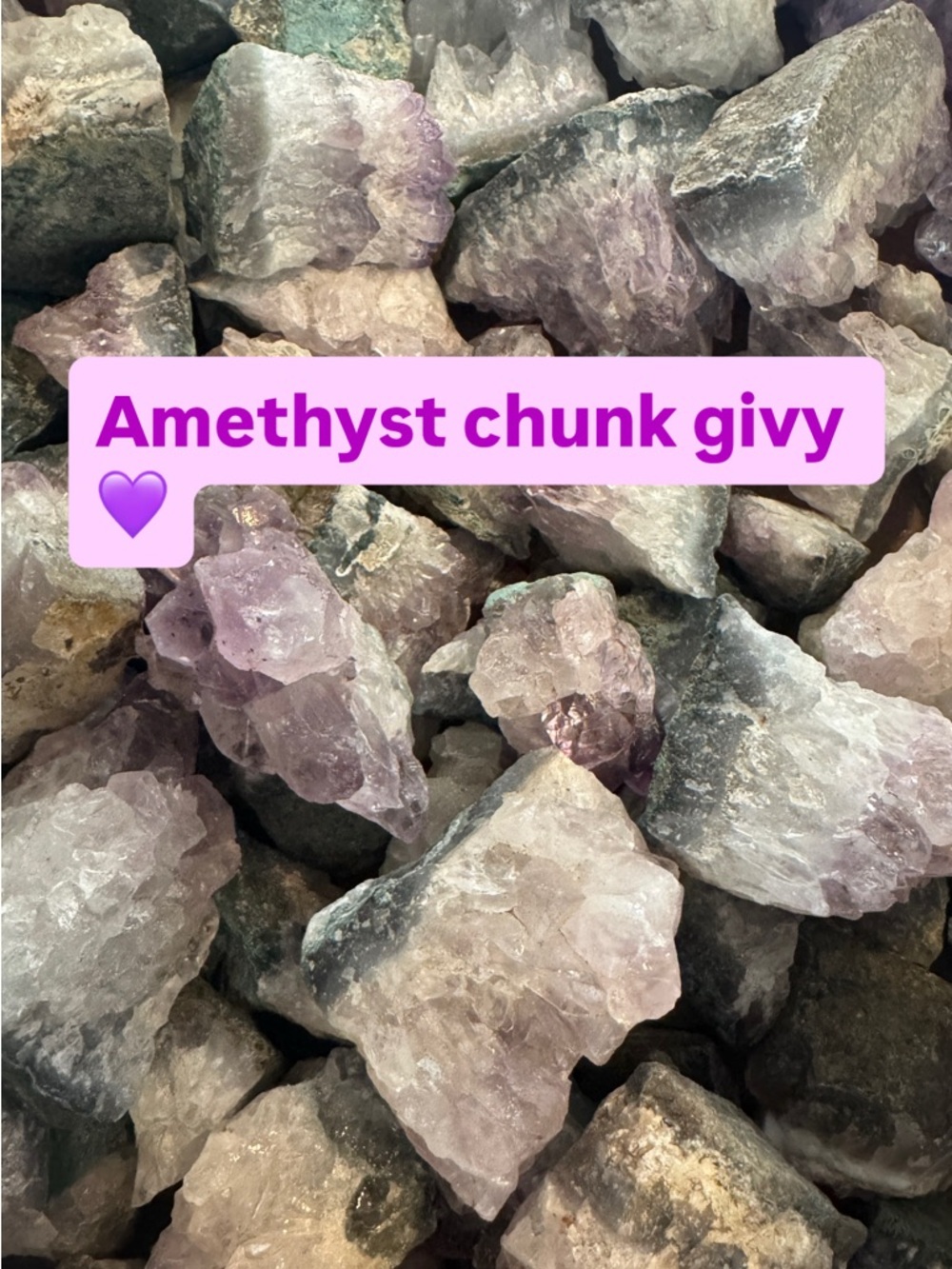 GIVEAWAY Amethyst Crystal Chunk